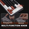 MaseiKar B75 PRO Wireless Mechanical Keyboard,75% Layout,Hot Swap Gasket Custom Structure,RGB Backlit,Bluetooth/Type-C/2.4G - 4 of 4
