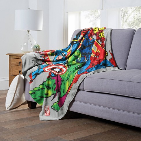 Marvel avengers blanket hot sale