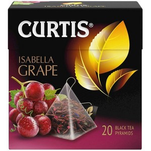 Curtis Tea Isabella Grape 20 Pyramid Bags - Exquisite Grape Infused Blend - 1 of 1