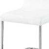 Palton 17" Dining Chairs White and Chrome - Acme Furniture: Leather Upholstery, Metal Frame, No Assembly Required - 4 of 4