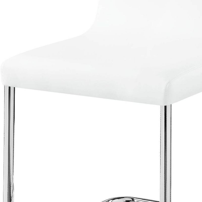 Palton 17&#34; Dining Chairs White and Chrome - Acme Furniture, 4 of 6