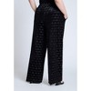 ELOQUII Women's Plus Size Heart Velvet Pant - image 4 of 4