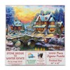 Sunsout Stone Bridge to Winter Estate 1000 pc Christmas Jigsaw Puzzle 42941 - 3 of 4
