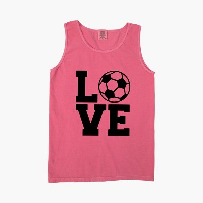 Simply Sage Market Women's Love Soccer Racerback Tank