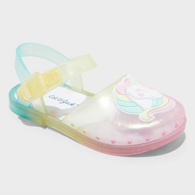 Toddler Lainey Unicorn Jelly Sandals - Cat & Jack™ 10T