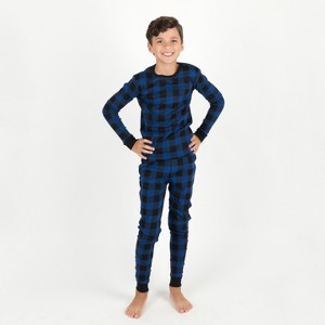 Leveret Two Piece Cotton Pajamas - 1 of 3