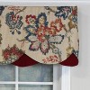 RLF Home Silvia Petticoat 100% Cotton with Fully Lined 3" Rod Pocket Valnance for Windows 50" x 15" Walnut - 3 of 4