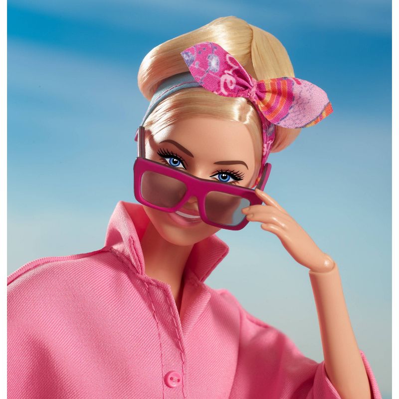 Barbie The Movie Collectible Doll Margot Robbie as Barbie in Pink Power Jumpsuit (Target Exclusive), 4 of 11
