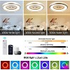 HUMHOLD 24 Inch Smart Ceiling Fan with Lights and Remote/APP Control - 2 of 4