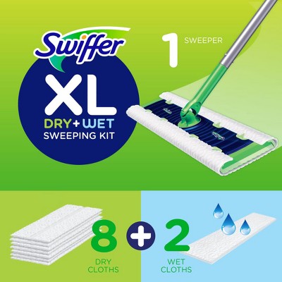 Sweeper XL Dry Sweeping Pad Refills for Floor mop Unscented 16 Count (Pack  of 6)