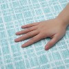 Checkered Easy Jute, Super Soft Rug for Bedroom, Soft Shaggy Plush for Bedroom Dining Room Non-Slip Stain Resistant Under Table Rug - 4 of 4