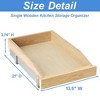 LOVMOR Pull Out Cabinet Organizer 10.5" W x 21" D, Soft Close Slide Out Drawer Storage for Kitchen, Pull-Out Organizer Storage for Base Cabinet - 4 of 4