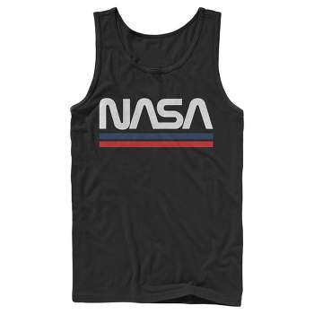 Space Administration Print A-shirt Tanks, Men's Singlet