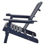 Jiallo Foldable Adirondack Chair with cup holder Conversation Set, 2 Foldable Adirondack Chairs with cup holders with Ottoman - 4 of 4
