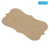 Unique Bargains Blank Paper DIY Gift Scrapbooking Craft Business Cards 100 Pcs - 3 of 4