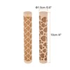 Unique Bargains Wood Clay Grain Texture Carved Fine Baking DIY Rolling Pins 2 Pcs - 2 of 4