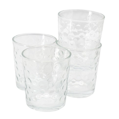 Gibson Home 4 Piece 13.5 Ounce Bubble Double Old-fashioned