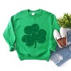 Simply Sage Market Grunge Clover Sweatshirt - 3 of 4