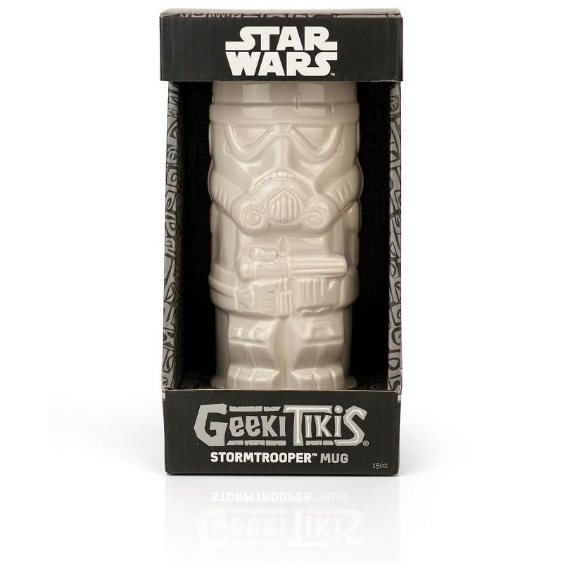 Beeline Creative Geeki Tikis Star Wars Storm Trooper | Ceramic Tiki Style Mug | Holds 15 Ounces, 4 of 7