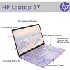 HP 17-cn 17.3" HD Touchscreen Laptop i3-N305 1.8GHz, 8GB, 512GB W11H - Manufacturer Refurbished - 3 of 4