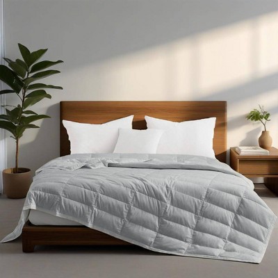 Puredown TENCEL Cooling Lightweight Down Blanket, Breathable Cool Touch Silky Soft & Smooth Lyocell Fabric
