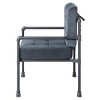 GlasFlength Accent Chairs Cushion Back Accent Chair Plush Soft Padded Back Creates Cozy Sitting Experience for Living Room, Gray, 45"*35"*12" - 4 of 4