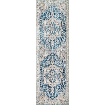 Nuloom Harriet Vintage Medallion Fringe Indoor Area Rug