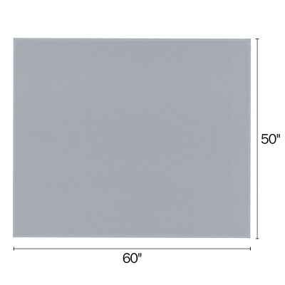 Luxurious Black and Grey Fleece Throw Blanket Set