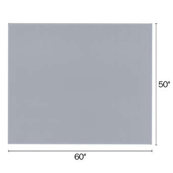 Hastings Home Set of 2 60" x 50" Fleece Plush Throw Blankets - Black & Gray
