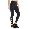 Women's Calista Cut Outs Stretch Yoha Leggings - Marika - 2 of 4