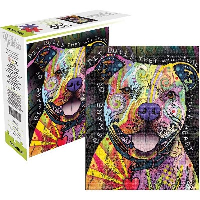 NMR Distribution Dean Russo Beware Pit Bull 500 Piece Jigsaw Puzzle