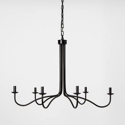 Metal Chandelier Black - Hearth & Hand&#8482; with Magnolia