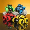 Monster Truck Toys Friction Powered Toy Cars Push and Go Vehicles for Kids Christmas Birthday Party Gift for Boys Girls Aged 3-5 Yellow - 3 of 3
