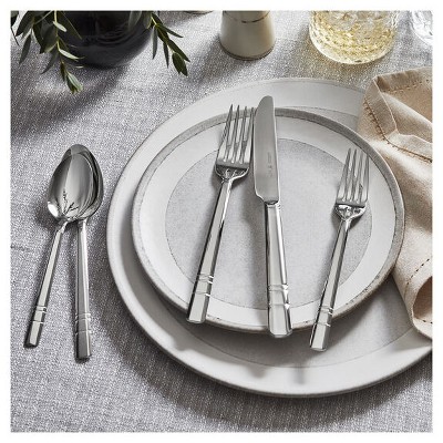 Madison Square 65-piece Silver Stainless Steel Flatware Set