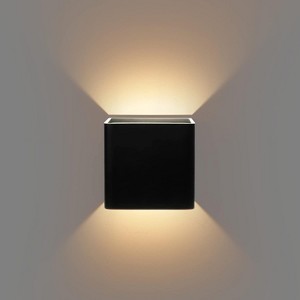 Runesay Black Modern LED Wall Sconce Lighting Fixtures Aluminum 10W Warm White 3000k Up and Down Indoor Lighting, Not Dimmable - 1 of 4