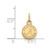 Black Bow Jewelry 14k Yellow Gold Alabama Crimson Tide NCAA Extra Small Pendant - 2 of 3