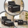 DOMETOUR Futon Chair Bed Convertible Chair 3-in-1 Pull Out Sleeper Chair Beds with USB Ports - 2 of 4