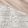 Snow Leopard Faux Fur Textured Comforter & Sham Set - Threshold™ - image 4 of 4