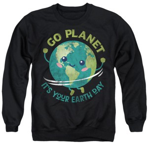 Men's Go Planet Earth Day Crewneck Sweatshirt - 1 of 4