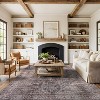 World Rug Gallery Calista Multi Vintage Indoor Rug – Machine Washable Flat Pile with Non-Slip Backing - 2 of 4