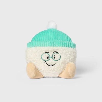 6" Snowball with Blue Hat Stuffed Plush - Gigglescape™: Polyester, Character Theme, 1 Year+, 0.2 lbs