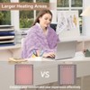 Heated Throw Blanket - Thick Soft Washable Electric Blanket with 10 Heat Settings, Washable Fast Heating Blanket Throw,  Sofa and Bed - 2 of 4