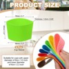 Unique Bargains Silicone Protective Heat Resistant Non Slip Coffee Cup Sleeve 6 Pcs - 2 of 4