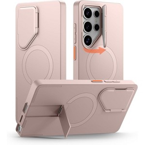 SURITCH for Samsung Galaxy S25 Ultra Phone Case, Magnetic Protective Cover with Camera Cover & Adjustable Metal Kickstand - 1 of 3