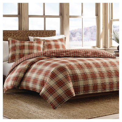 Cute Bedding Set, Checkered Bedding Flat Sheet, Brown Duvet Cover, Dor