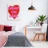 Stupell Industries Dream On Babe Red Heart Canvas Wall Art - 2 of 4