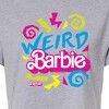 Women's - Barbie - Weird Barbie Cropped Graphic T-Shirt - 2 of 4