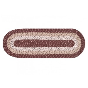 Country Stripe Collection 100% Polypropylene Reversible Indoor Area Utility Rug - Better Trends - 1 of 4