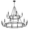 Crystorama Lighting Bailey 18 - Light Chandelier in  Matte Black - 2 of 4