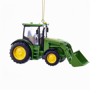 John Deere Tractor Loader Christmas Tree Ornament: Indoor Decoration, 3.5" Multicolored Plastic, No Battery Required - 1 of 1
